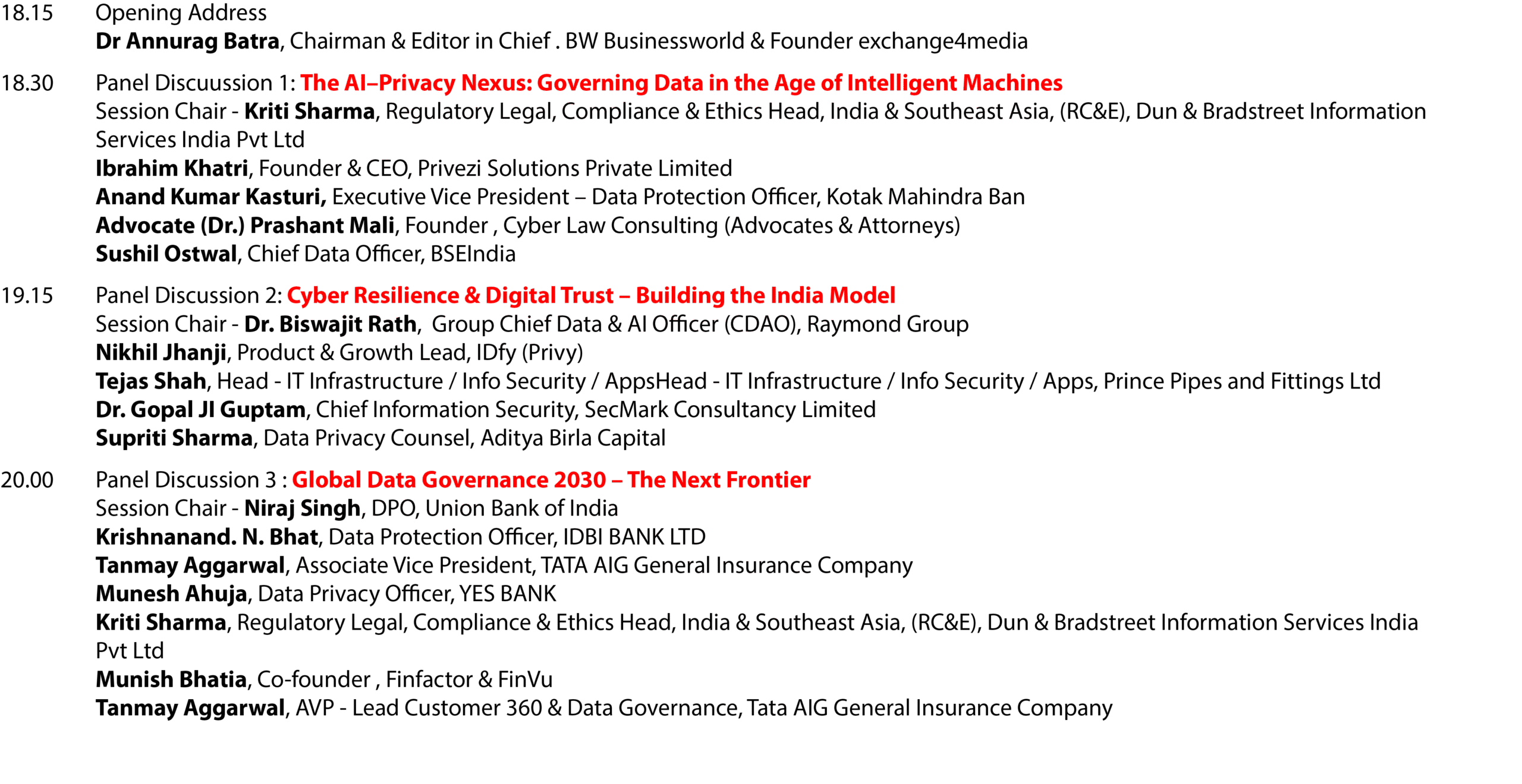 BW Privacy_Agenda 2025