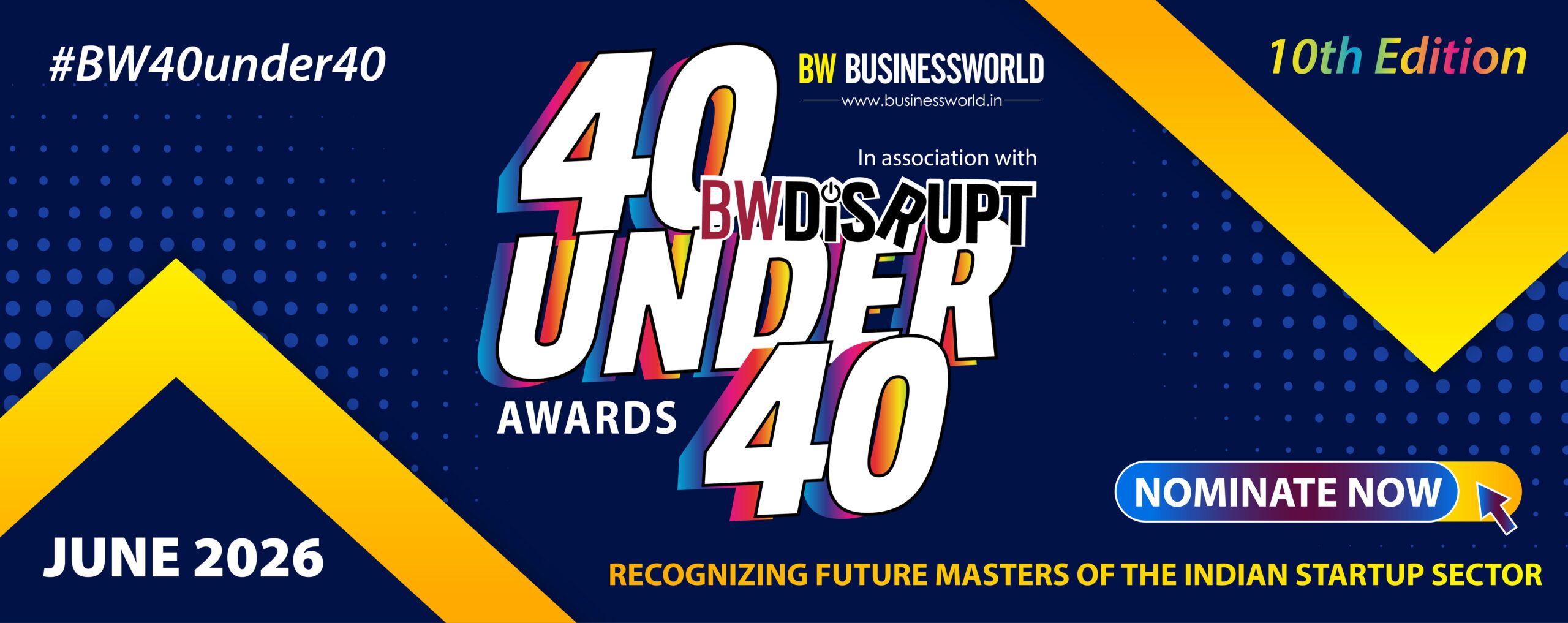 BW Disrupt 40 under 40 Awards 2024