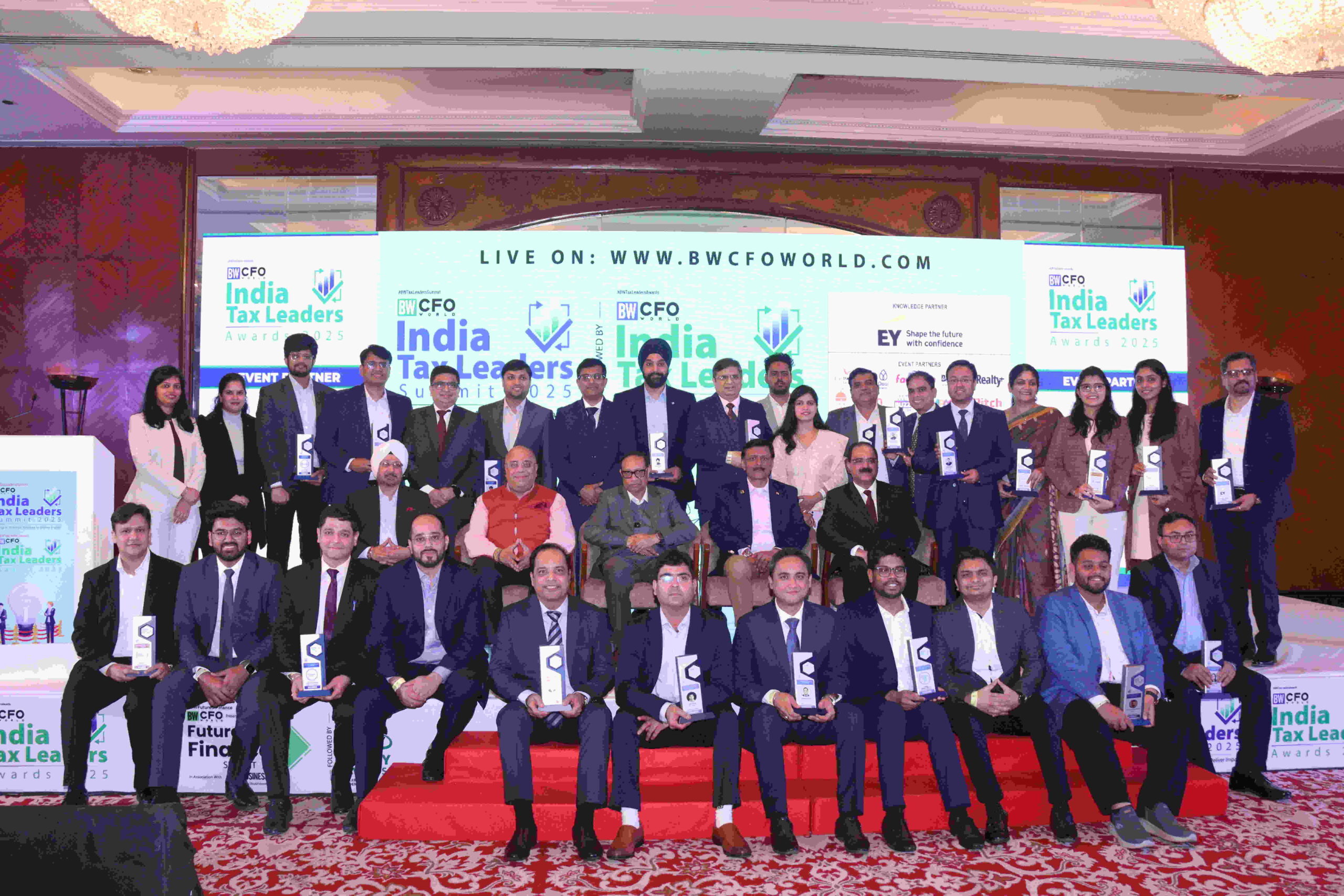 BW CFO World India Tax Leaders Awards 2025 Winners Group Photo