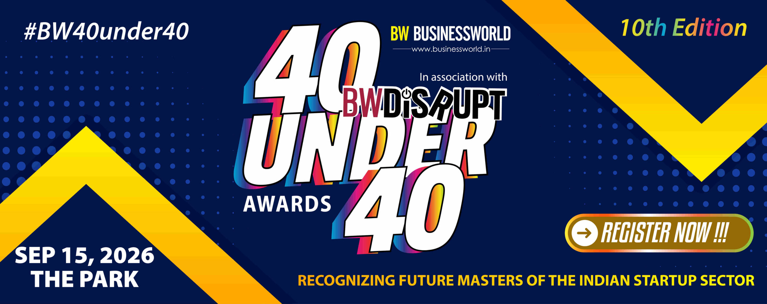 BW Disrupt 40 under 40 Awards 2024