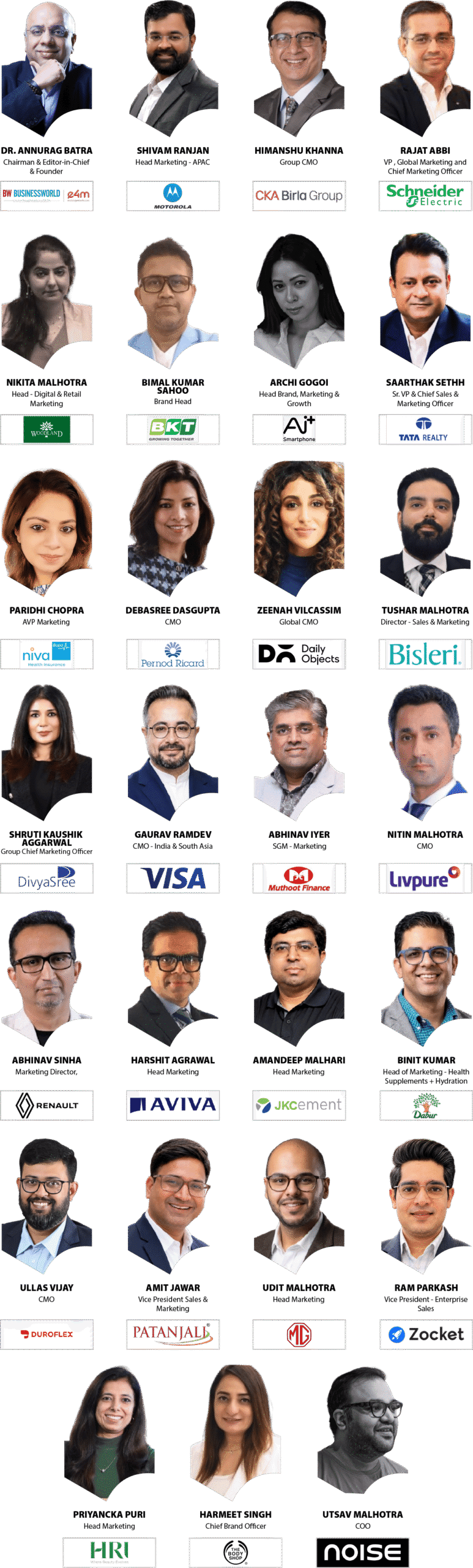 Power Brands of India Awards 2026 speakers and designations