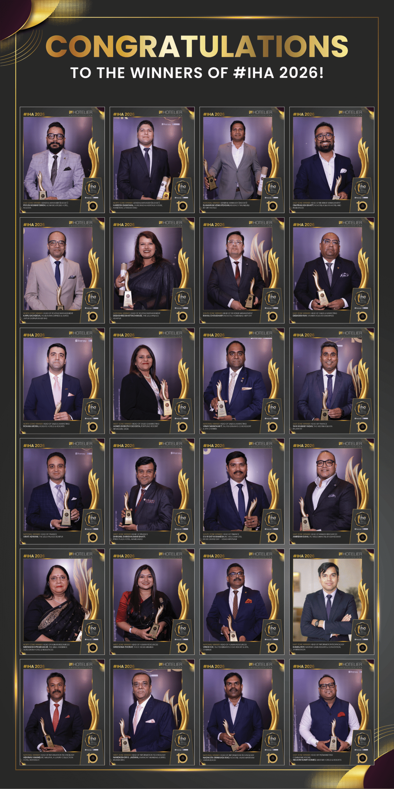 BW Hotelier Indian Hospitality Awards 2026 Winners - Creative 2
