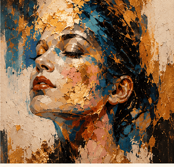 AI-generated artistic portrait artwork for the Art Excellence Award